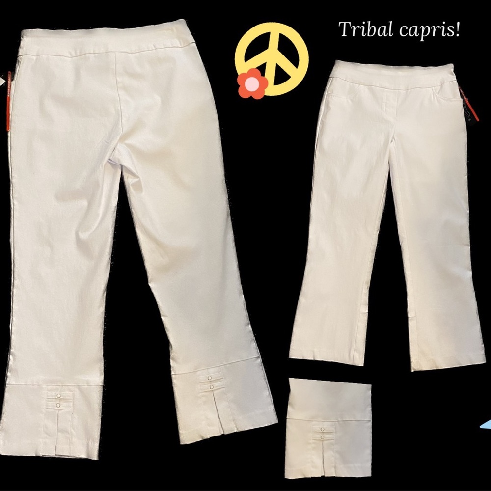 Tribal gorgeous pull-on capris!